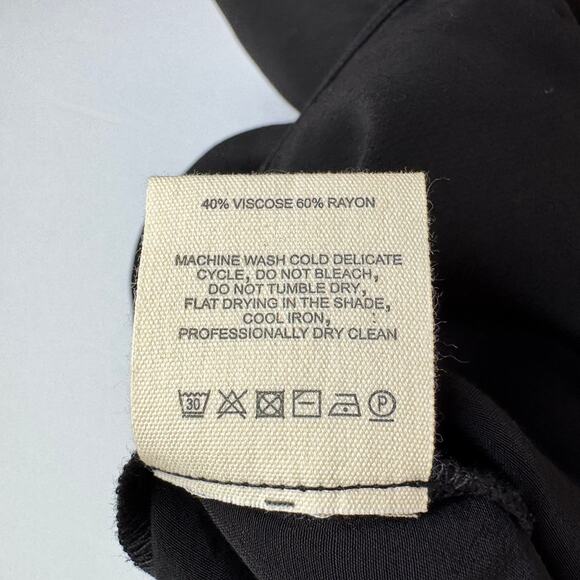 Rumored Posh Mini Dress Spaghetti Strap Little Black Dress Sz 2 Chic Minimalist - Picture 11 of 13
